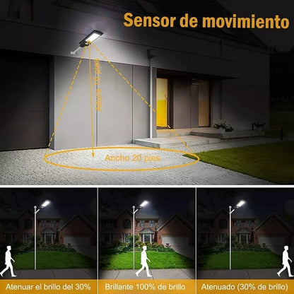 2X1 PACK, 3 FOCOS SOLARES + 3 FOCOS GRATIS