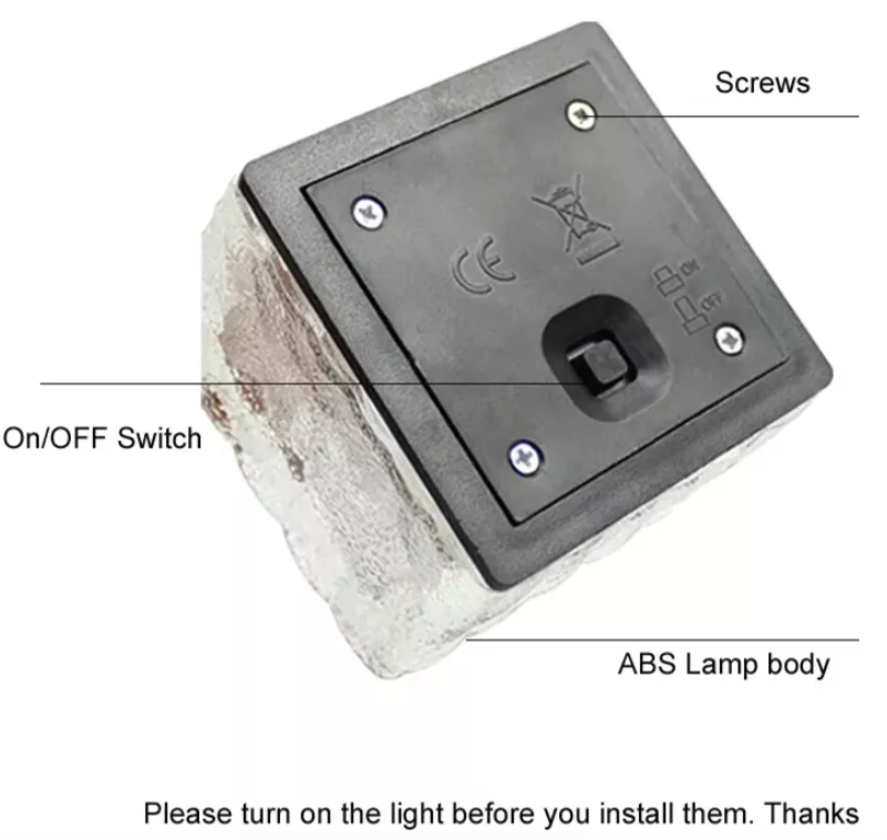 LUZ SOLAR PORTATIL DE VIDRIO
