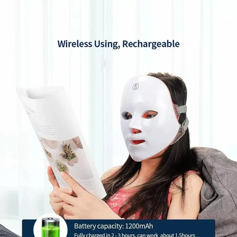 Máscara LED de Rejuvenecimiento Facial