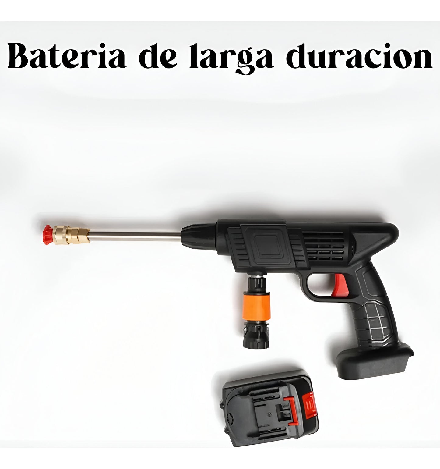 Hidrolavadora Portátil Inalámbrica de Alta Presión con 2 Baterías