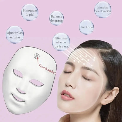 Máscara LED de Rejuvenecimiento Facial