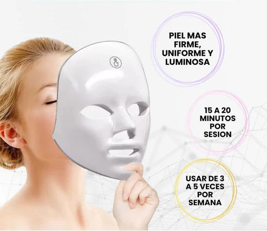 Máscara LED de Rejuvenecimiento Facial