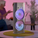 Torre Ventilador Humidificador Doble