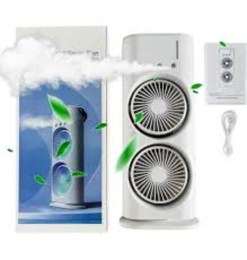 Torre Ventilador Humidificador Doble