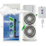 Torre Ventilador Humidificador Doble