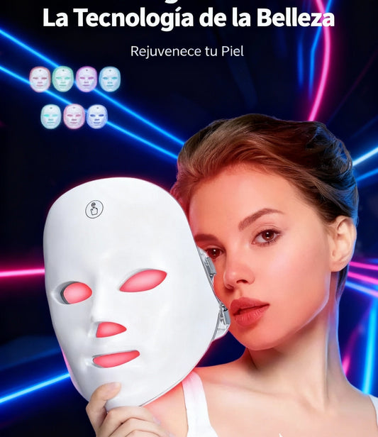 Máscara LED de Rejuvenecimiento Facial